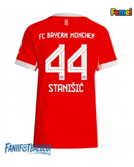 Bayern Munich Josip Stanisic #44 Tricou Fotbal Replică 2025-26 Femei Acasa